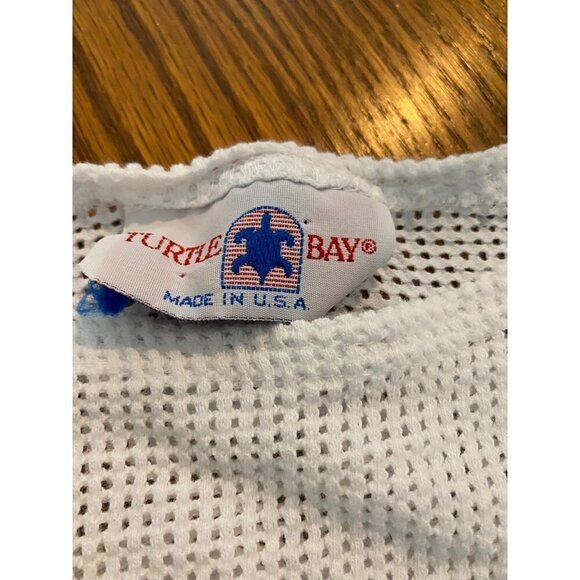 Turtle Bay vintage Mesh Bathing Suit Cover up - Picture 2 of 4